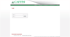 Desktop Screenshot of caffinispareparts.com